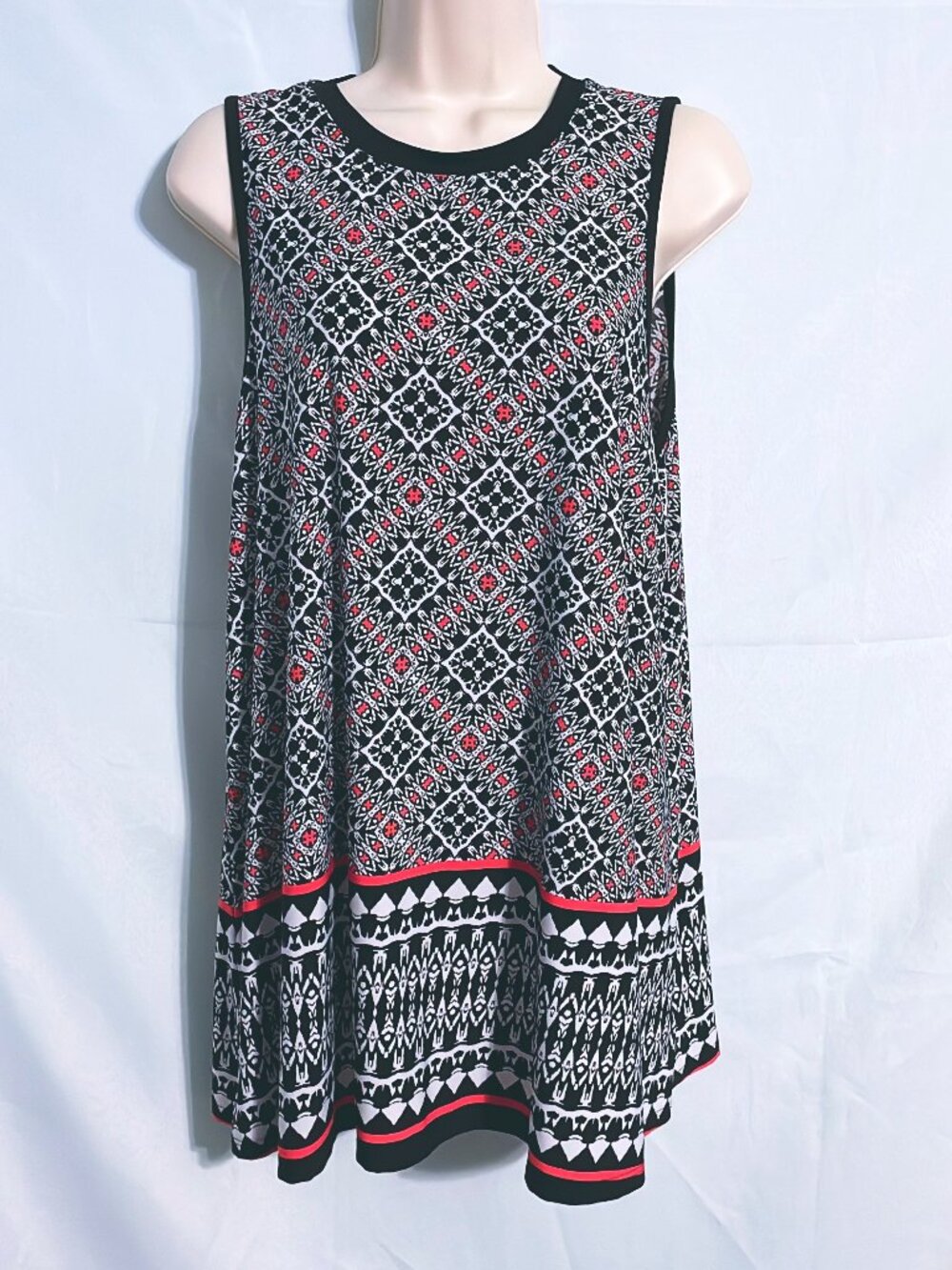 AB Studio Cute Sleeveless Tunic Size L